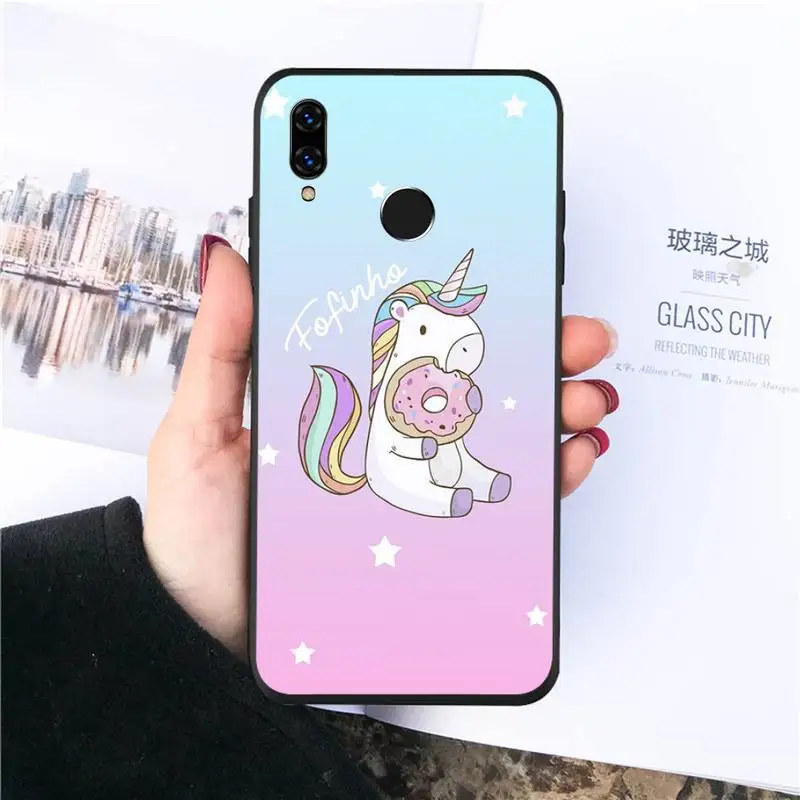 

unicorn all cute cartoon animal Phone Case For Huawei honor Mate P 10 20 30 40 Pro 10i 9 10 20 8 x Lite Luxury brand shell
