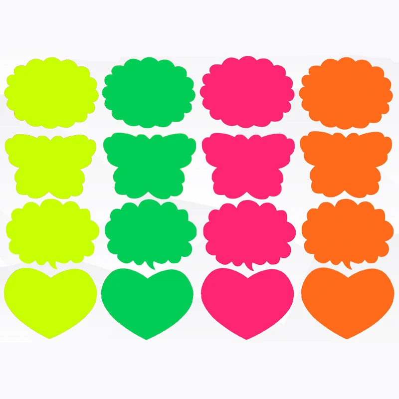 

Fluorescent Card Explosive Small Pop Up Advertising Plate Colorful Price Tag Creative Bright and Eye-catching Signboard