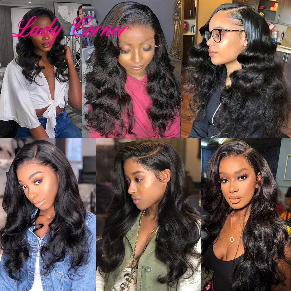 

Lady Corner Body Wave Human Hair Bundles With Closure Brazilian Hair Body Wave 3 Bundles With Closure 30Inches Extension