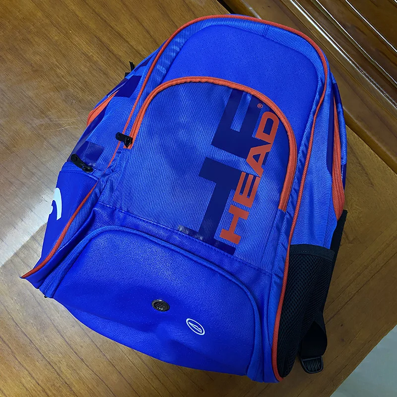 Genuine Head Tennis Backpack Team Multi-functional Sports Badminton Racket Bag For 1-2 Pcs Padel With Shoes |