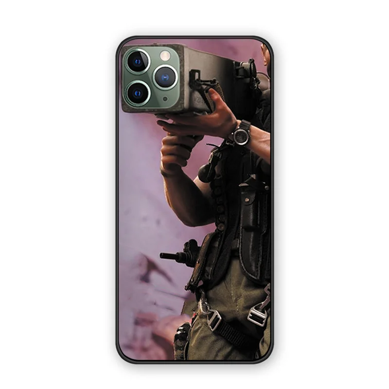 Arnold Schwarzenegger movie Commando 1985 poster back cover case For iphone 11 11proMax 11pro silicone soft TPU phone case coque