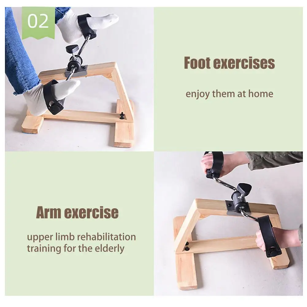 Педальный Тренажер для пожилых людей нескользящий регулируемый съемный