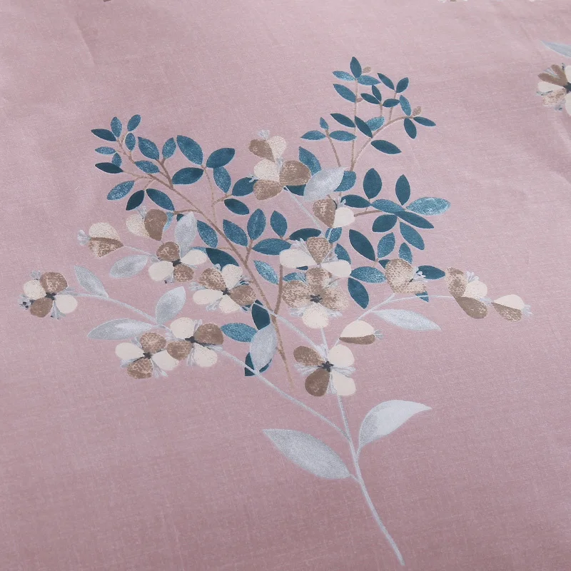 1 шт. пододеяльник розовый Стёганое одеяло из чистого хлопка с цветочным принтом