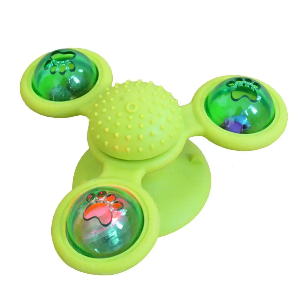 

Windmill Cat Toy Turntable Teasing Interactive cat toys interactive with Catnip Cat Scratching Tickle Pet ball toys Cat Supplies