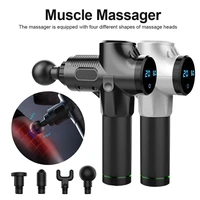 30 speed massage gun deep tissue percussion pain relief body neck muscle massag exercising relaxation slim shaping fascia gun