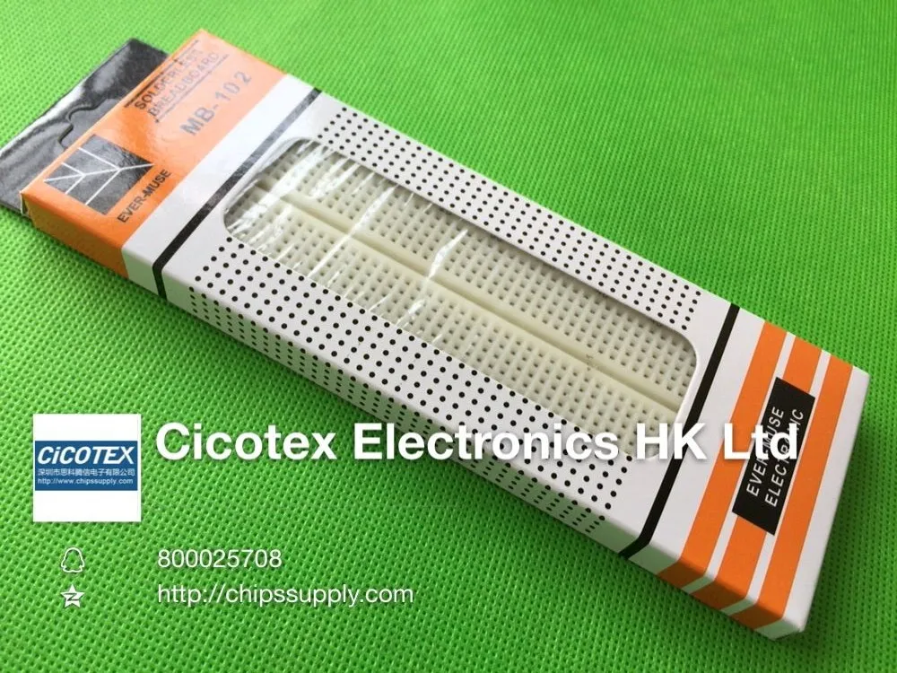 MB 102 новая макетная плата 830 точек без пайки печатная MB102 тестирование разработка