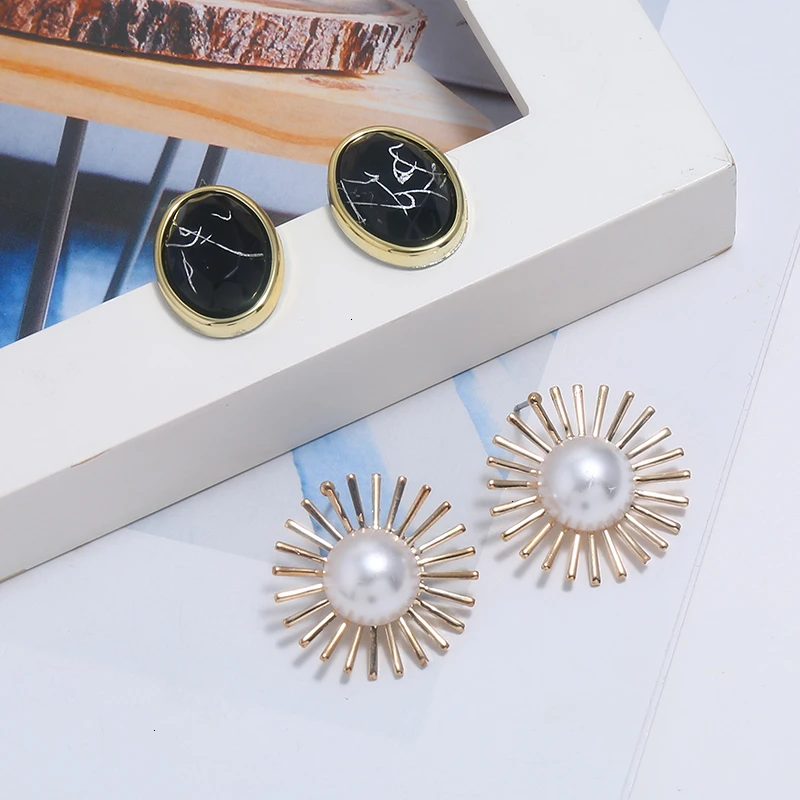 2 пары серьги со шпилькой для Для женщин богемные ювелирные изделия Винтаж