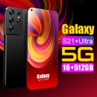 Смартфон Galxy S21 ультра 7,3 дюймов 16 ГБ 512 24MP + 48MP 5G Android 10 6800 мАч, 10 Ncleos MTK6889 сотовый телефон