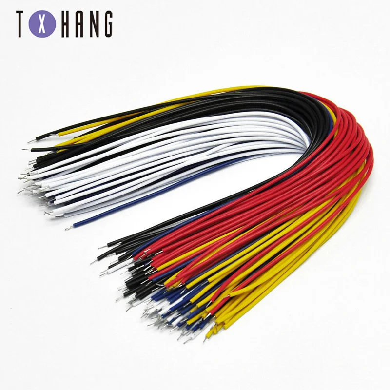 100 шт./лот Оловянная макетная плата Соединительный кабель провод для Arduino гибкий 20