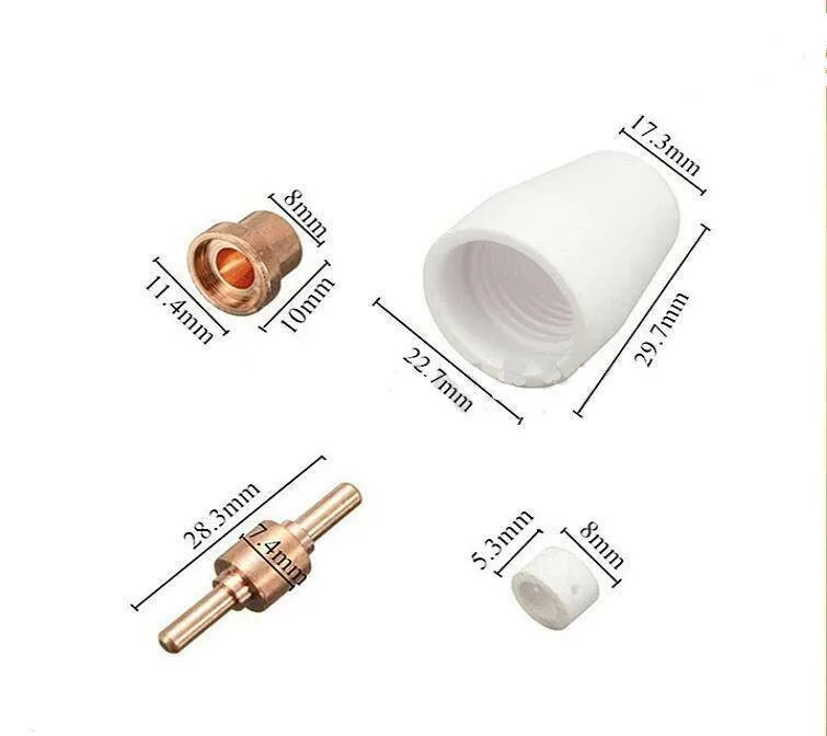 

85Pcs Air Plasma Cutting Tips LG-40 PT-31 Cutter Consumables CUT-40 CUT-50D CT-312 Cutting Machine Consumables