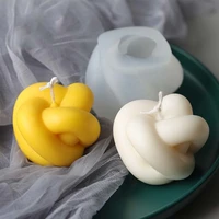 3d magic knot ball candle silicone mold aromatherapy candle diy wax mould soap mold cake decorating