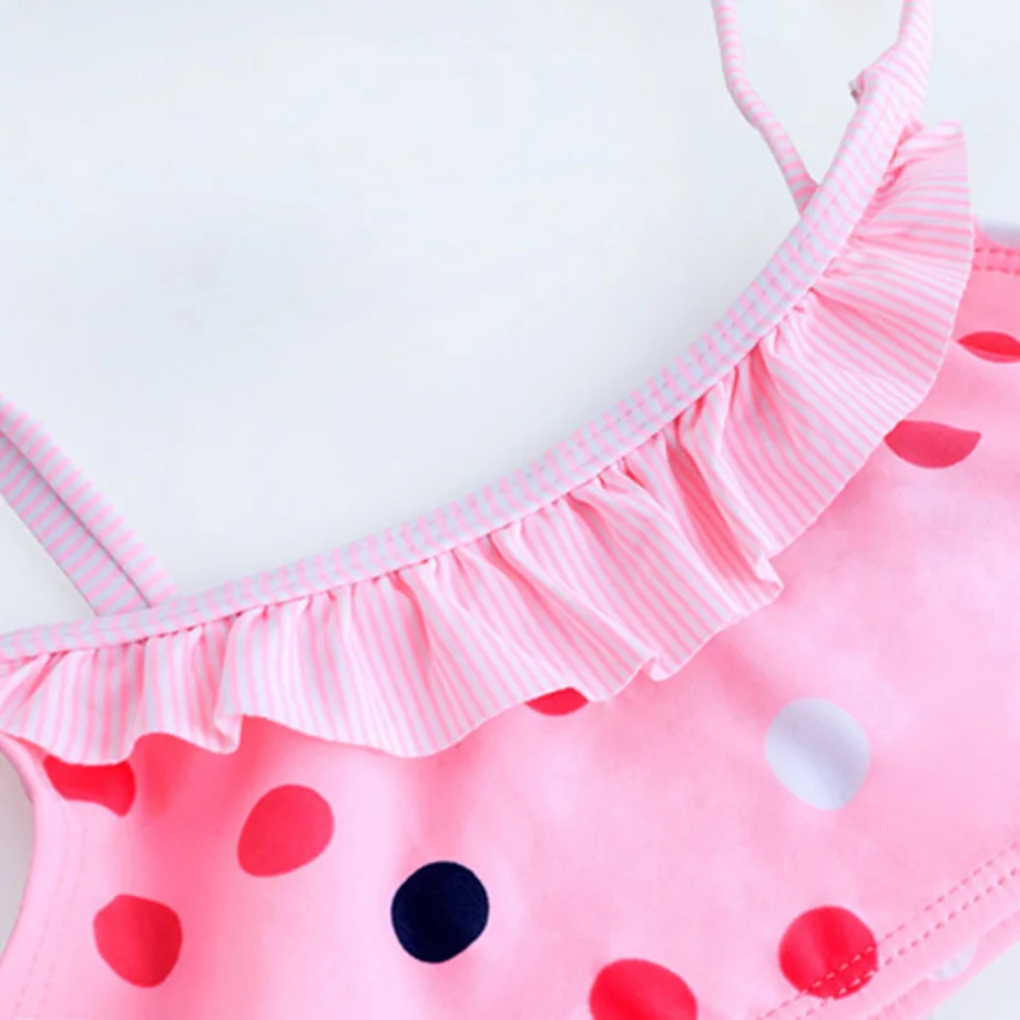 Женский раздельный купальник детский из двух предметов комплект бикини в