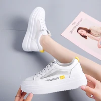 womens white shoes for fallwinter 2021 new style rhinestone mesh platform casual sports shoes running shoes womens shoes