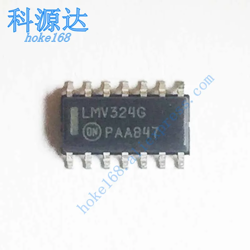 10pcs/lot LMV324DR2G SOP14 LMV324G LMV324 SOIC14 LMV324DR Original In Stock