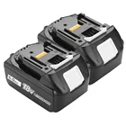 2 предмета 18V 6Ah Перезаряжаемые Батарея 6000 мАч, литий-ионный аккумулятор Батарея Замена Мощность инструмент Батарея для MAKITA BL1880 BL1860 BL1830