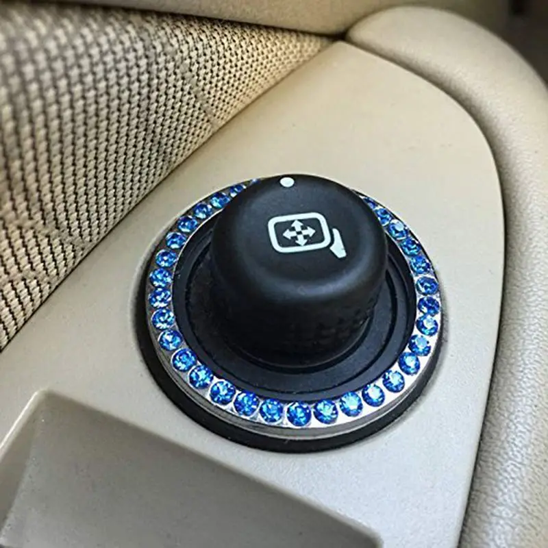 Автомобильный Декор кристалл горный хрусталь автомобиль Bling кольцо эмблема