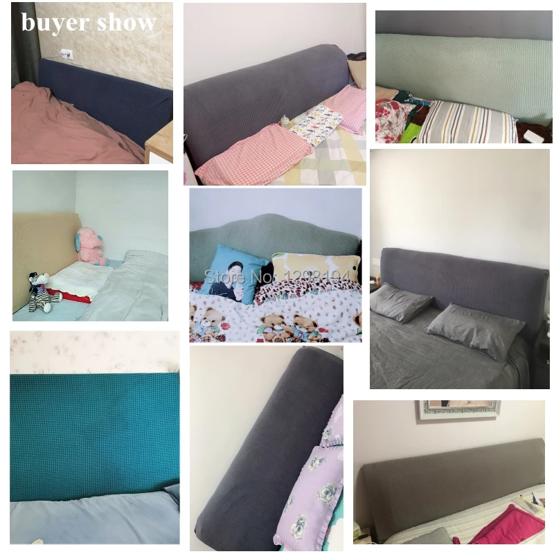 Эластичная кровать Чехол на спинку кровати прикроватная спинка чехол моющийся