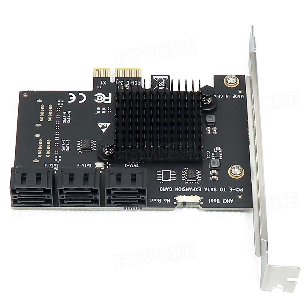 PCI Express на 6 портов SATA Гбит/с адаптер PCIe x1 3 III 0 контроллер PCI-e SATA3 карта расширения