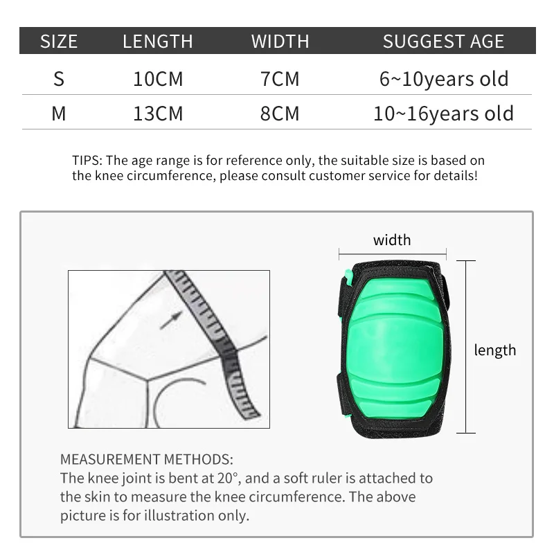 Детские спортивные дышащие наколенники для занятий спортом на открытом воздухе