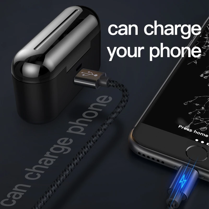 Q32 Bluetooth наушники мини беспроводные спортивные свободные с зарядной коробкой для
