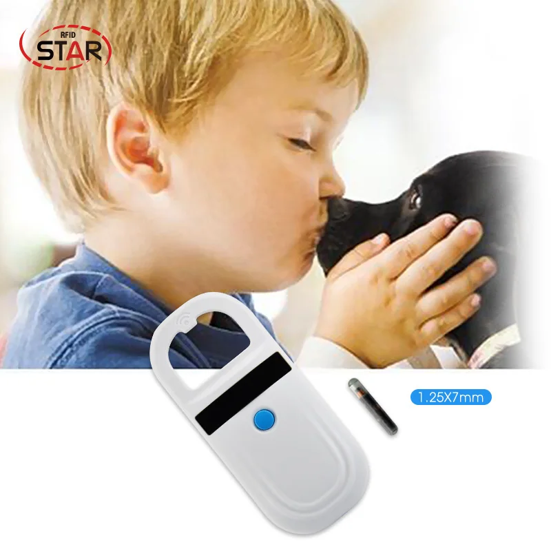 20 шт. маленький размер 1 25*7 мм 134 2 кГц микрочип транспондер животное RFID тег с EM4305