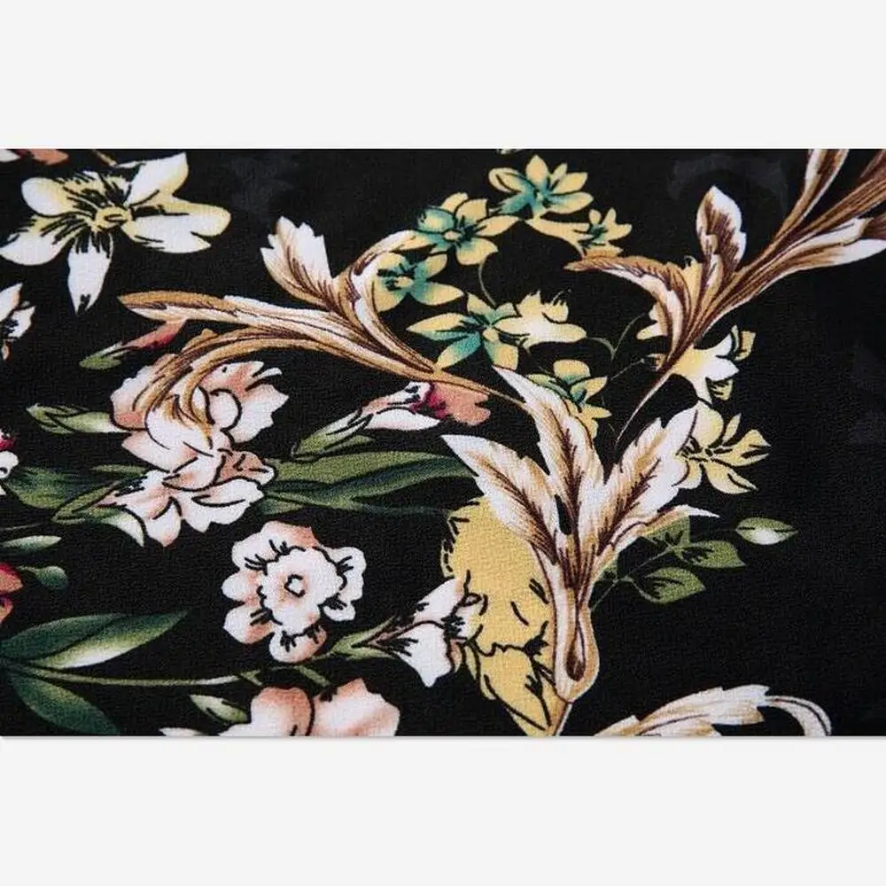 

2021 New Men's Casual Retro Floral Printed Classic Dress Shirt Plus Size 6XL 7XL Male Long Sleeve Fashion Spring Shirts