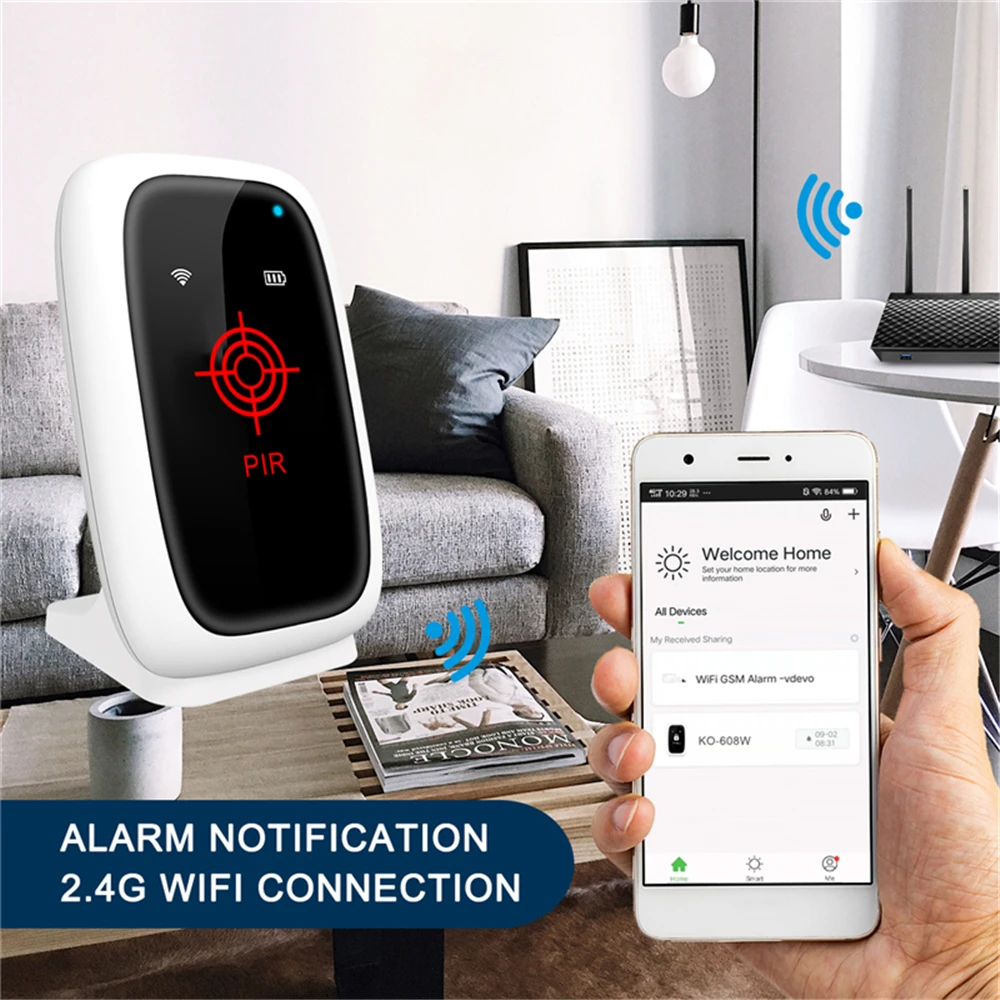 Кнопка аварийной сигнализации Wi Fi система с дистанционным управлением через