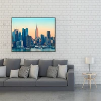 wall art canvas poster painting prints picture for living bedding room decor painting original city view new york photography