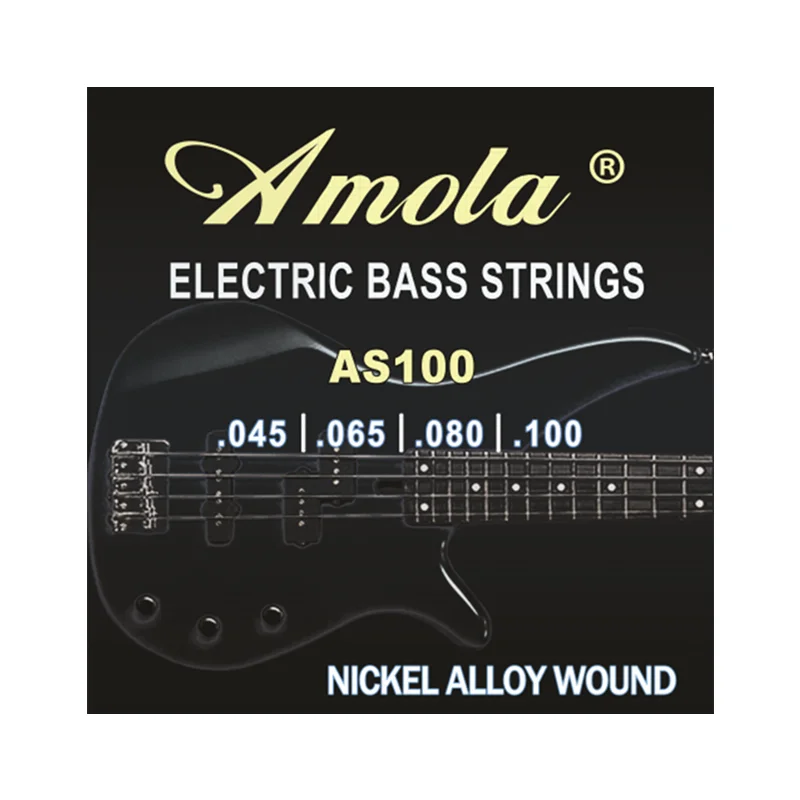 Amola AS100 045 100 Обмотка из никелевого сплава 4 электрических бас гитары детали