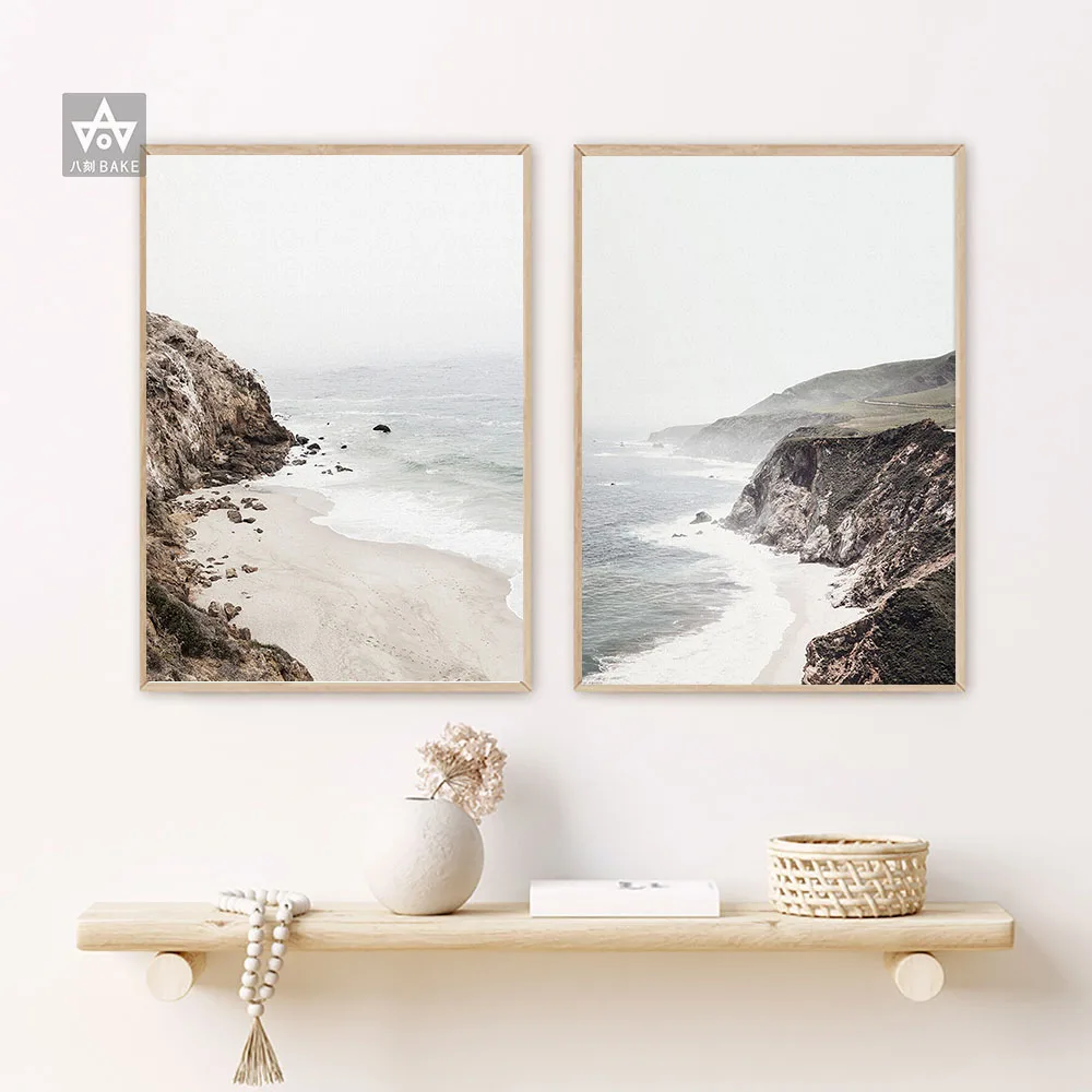 Картина на холсте с изображением морских волн | Дом и сад