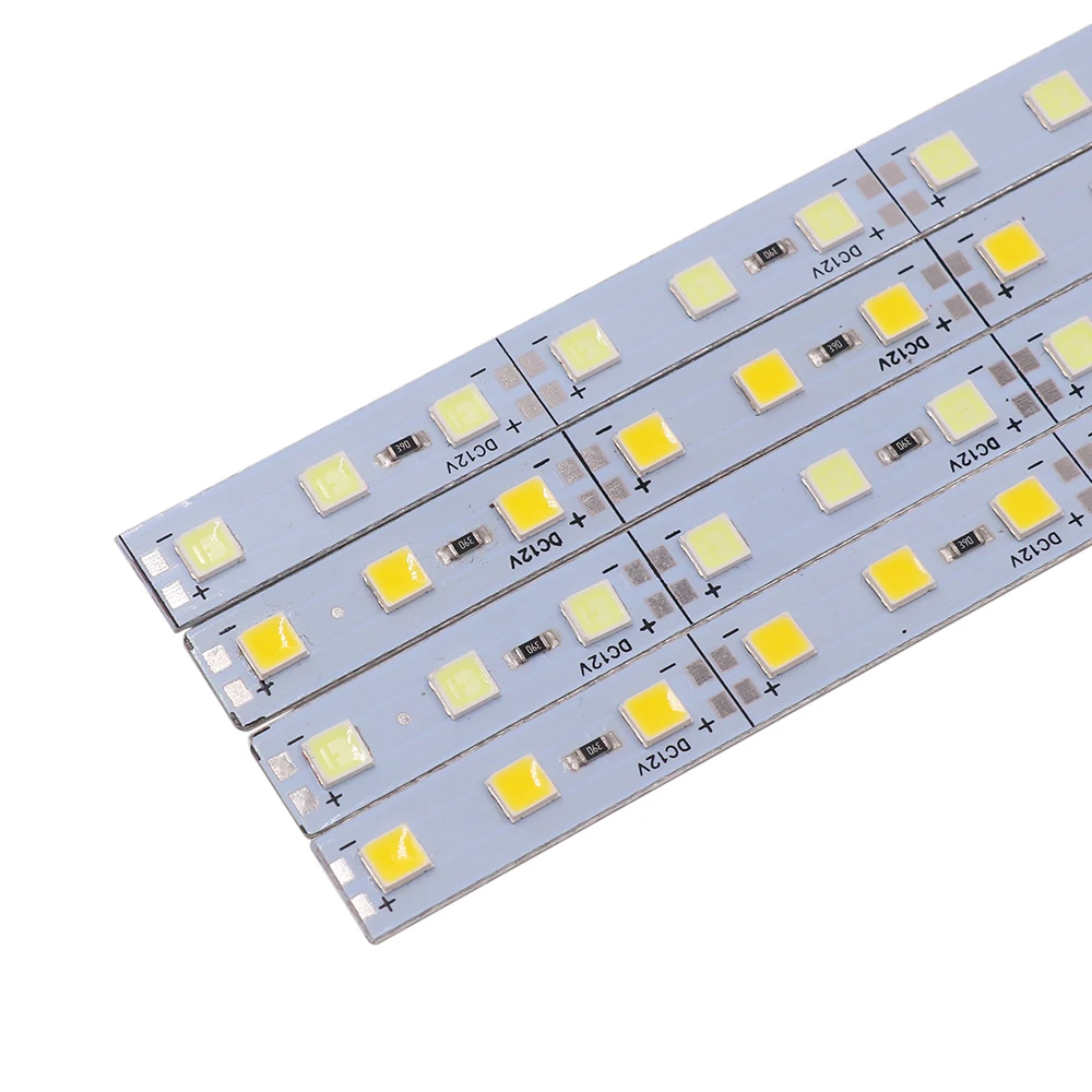 Светодиодная лента SMD 5054 алюминиевая жесткая LED полоска 25 см 50 100 10 шт. | Лампы и