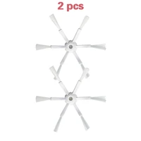 2pcs 6 arms side brush for xiaomi roborock s50 s51 s55 robot vacuum cleaner parts replacement new style 6 arm brushes accessory