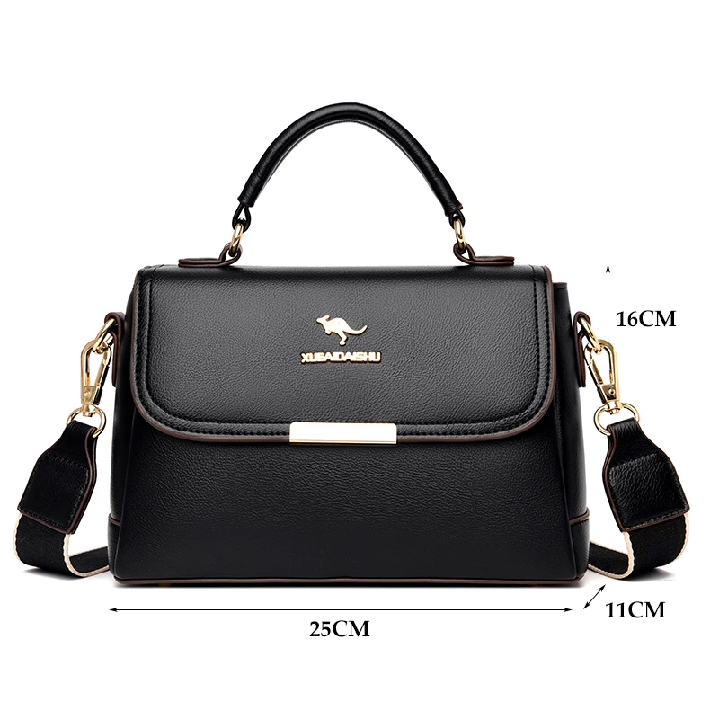 Fashion Ladies Hand Bag High Quality Leather Handbags Designer Crossbody Bag Famous Brand Shoulder Messenger Bag Female Sac