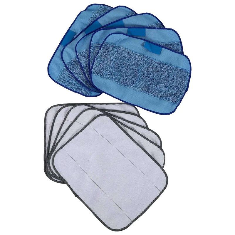 

5 Wet & 5 Dry Microfiber Mopping Cloths for IRobot Braava 380 380T & 1set for Irobot Roomba I7 I7 + E5 E6 Filter