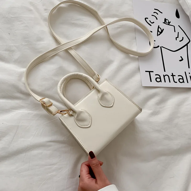 

Slanted Women's Bag 2021 Handbag Fashion One-shoulder Small Square Bag Bags for Women 2020 New Luxury Handbags Handbag