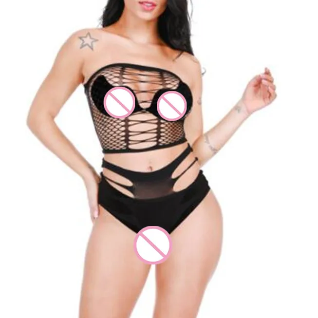 Sexy Lingerie Set Fishnet Bodysuit Hollow Nightwear shengrenmei Lady Catsuit Net Nightdress Women Bodystocking Costums | Тематическая