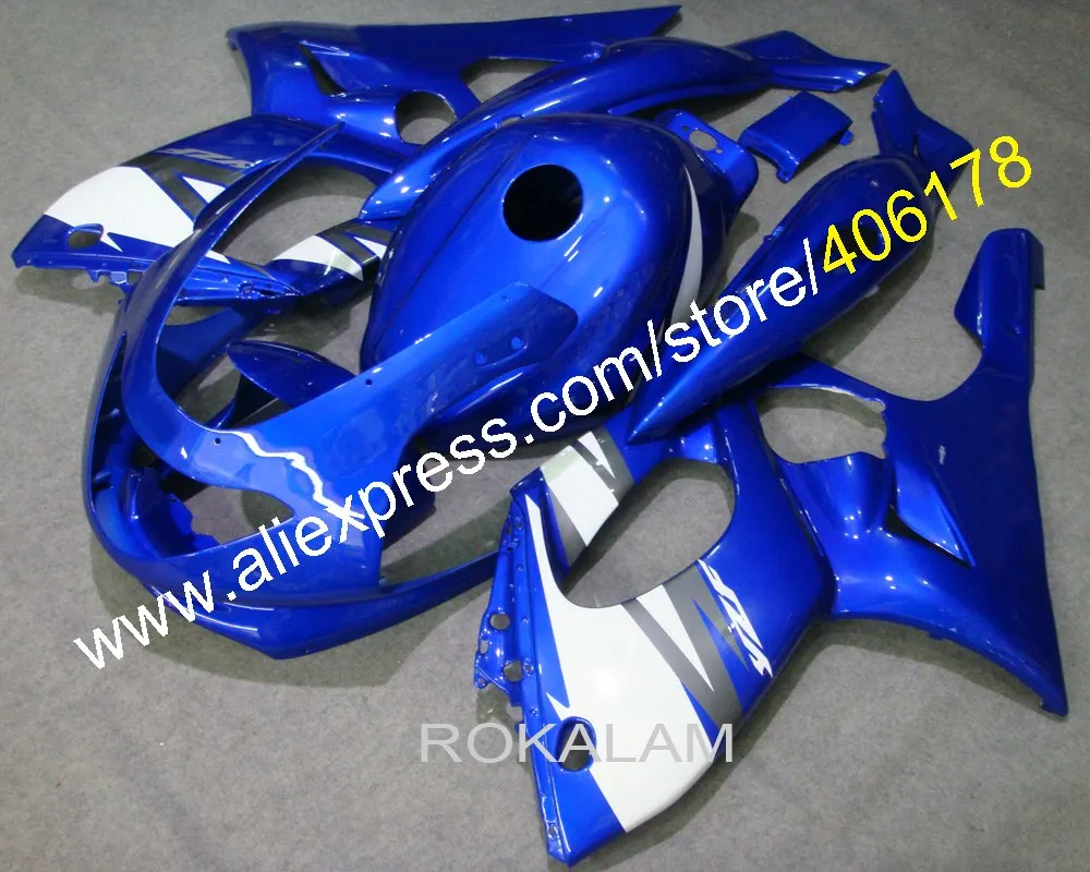 Полный комплект обтекателей 97 07 YZF600R для Yamaha YZF 600R Thundercat 1997 2007 синий из АБС