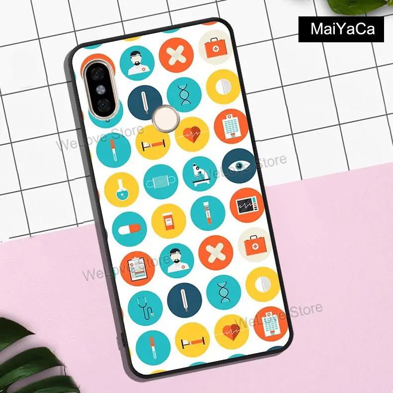 Чехол медицинский для Xiaomi Redmi Note 11 10 9 8 Pro 10S 9A 9T Mi Lite 11T POCO X3 GT M3 M4 F3 | Мобильные