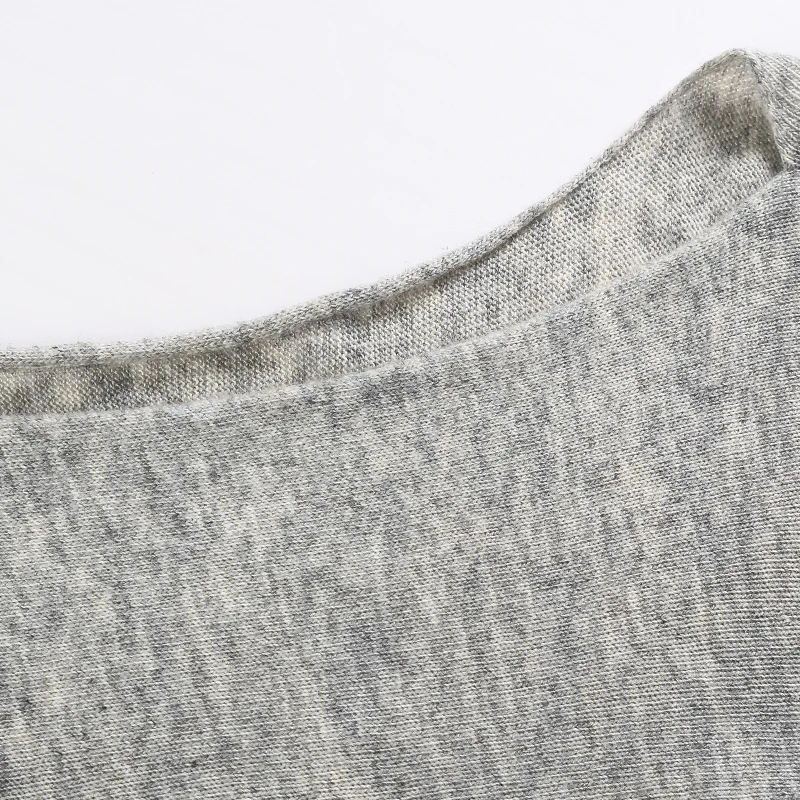 Женский свитер большого размера зимнее трикотажное платье-пуловер с рукавами