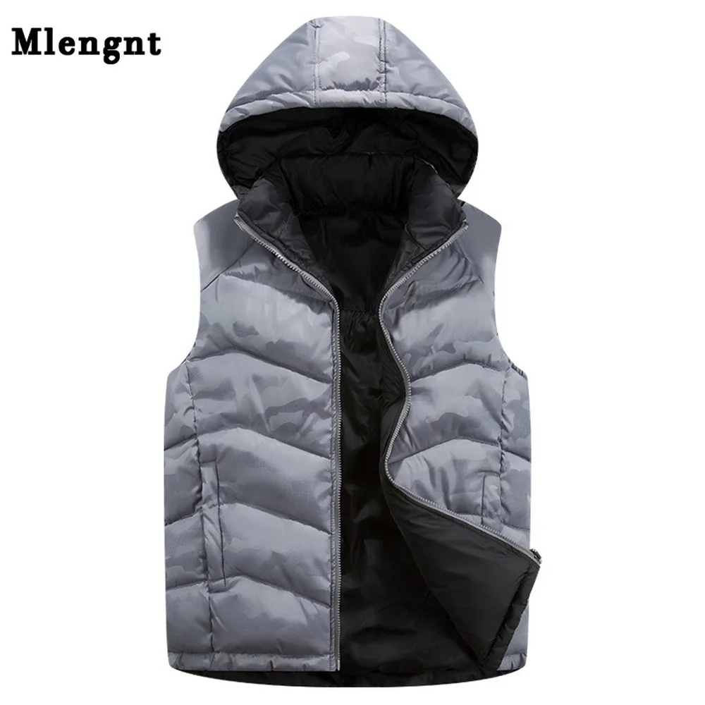 Камуфляжный хлопковый жилет 5XL-9XL для мужчин Новая повседневная теплая плотная