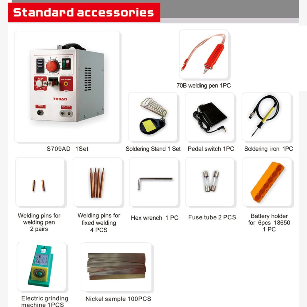 

220V Small Handheld Lithium Battery Spot Welding Machine ES Plug 18650 Welding Pen Nickel Belt Welding Machine for Metal Welding