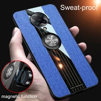 luxury armor with magnetic ring phone case for xiaomi redmi k40 pro k30s ultra k30 k30i anti fall cloth pattern bracket cover