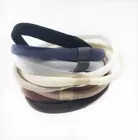 150 шт.лот 2 см ширина супер мягкие эластичные тонкие нейлоновые Сменные повязки для девочек DIY основа узкая повязка аксессуары для волос