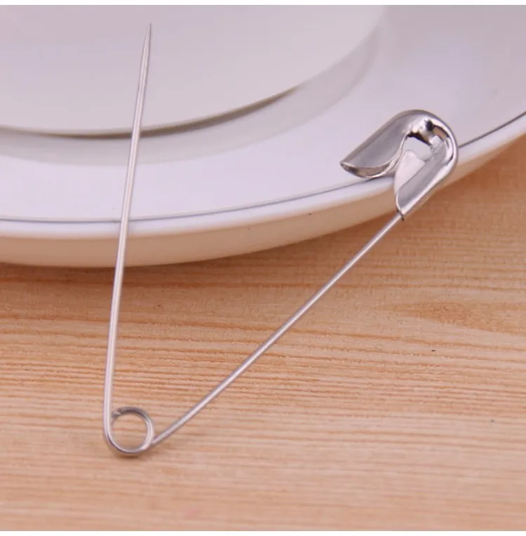 100 шт Серебряные безопасные булавки DIY Швейные Инструменты Аксессуары иголки из нержавеющей стали Большая Булавка безопасности маленькая брошь аксессуары для одежды