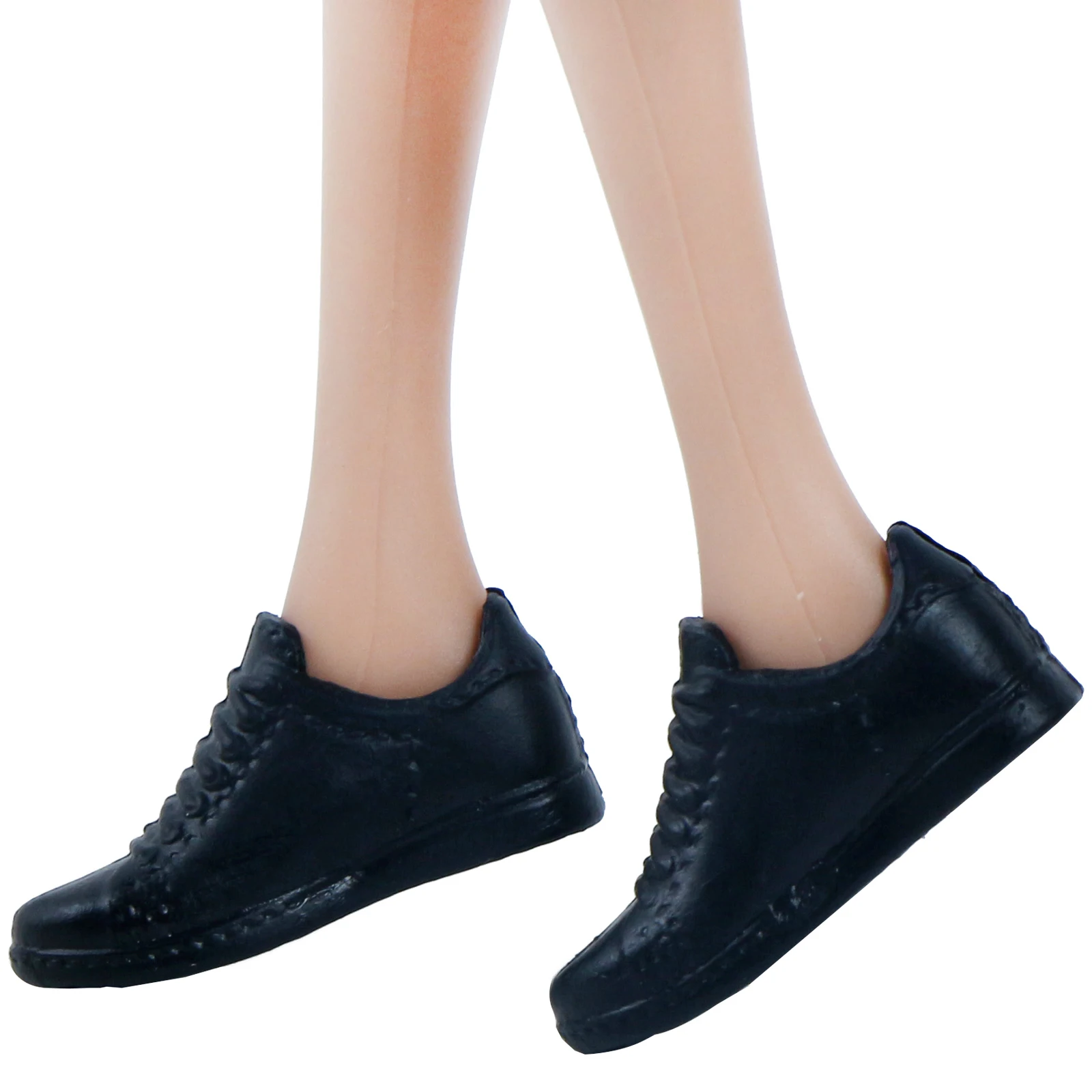 2 предмета = 1 черная обувь на плоской подошве высокого качества + Короткая