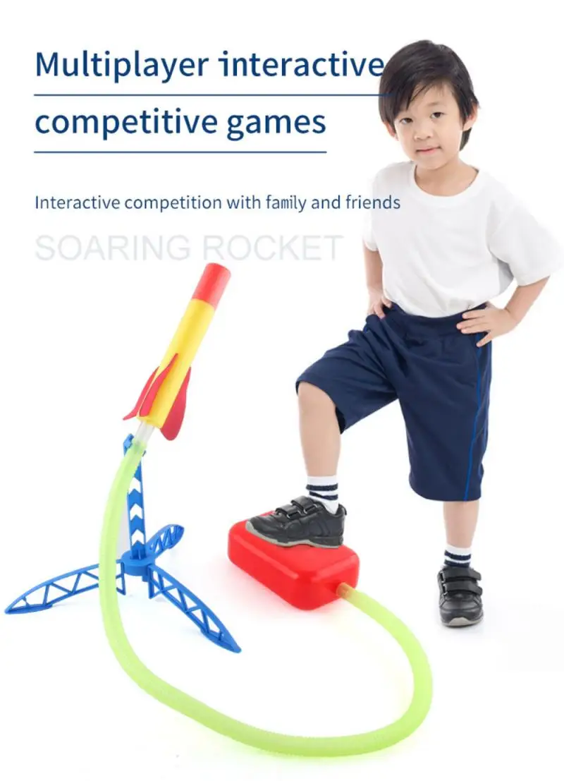 

Детская развивающая педаль пневматического давления, ракетная пусковая установка, многофункциональная Интерактивная детская игрушка, рож...