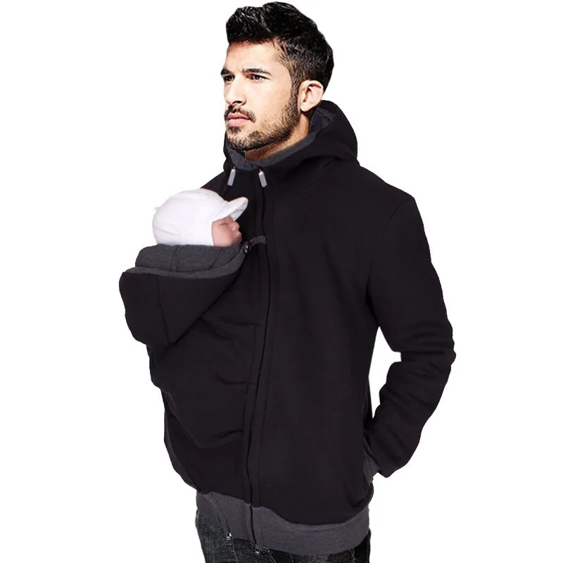 

In one multi-functional kangaroo dad fleece qiu dong season male money pouch