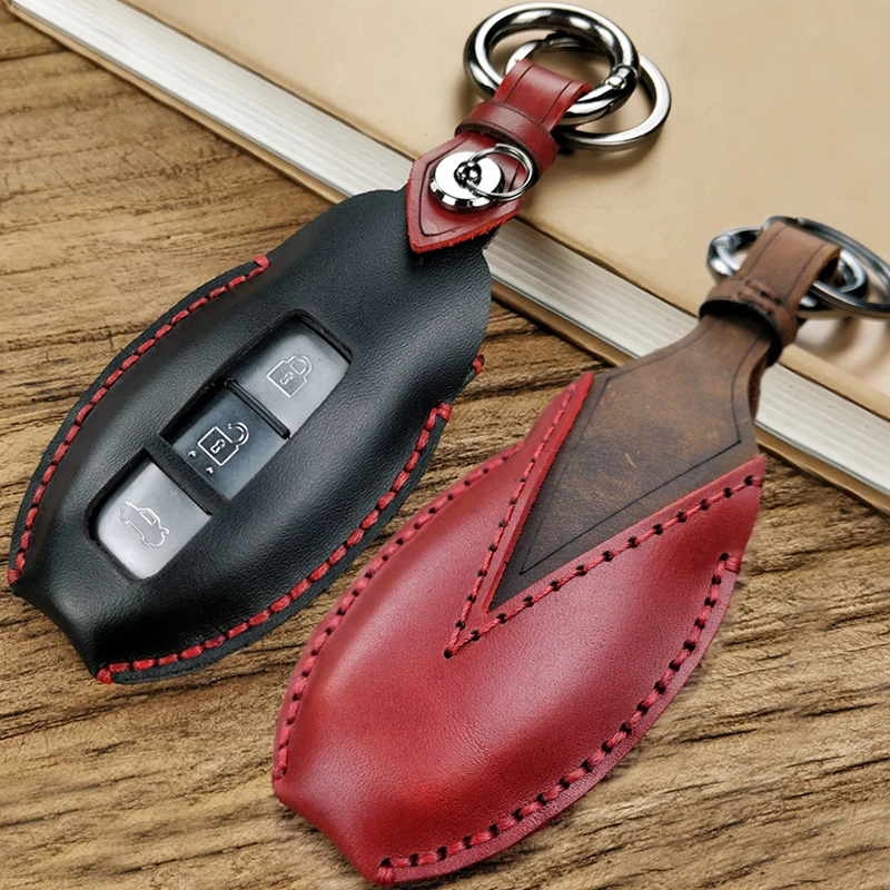 Чехол для ключа из натуральной кожи Nissan чехол Motorola Livida X Trail T31 T32 Qashqai March Juke Pathfinder