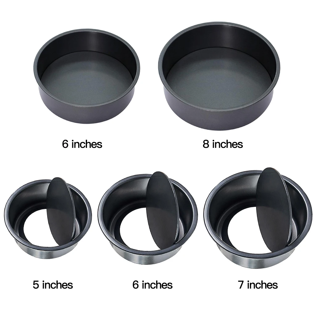 Съемное дно Алюминий сплав шоколадный торт Оловянная кастрюля формы для