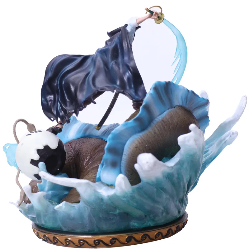 

Anime One Piece Four Emperors Red Hair Shanks Battle Ver. GK PVC Action Figure Statue Collection Model Big Size Toys Doll 27CM